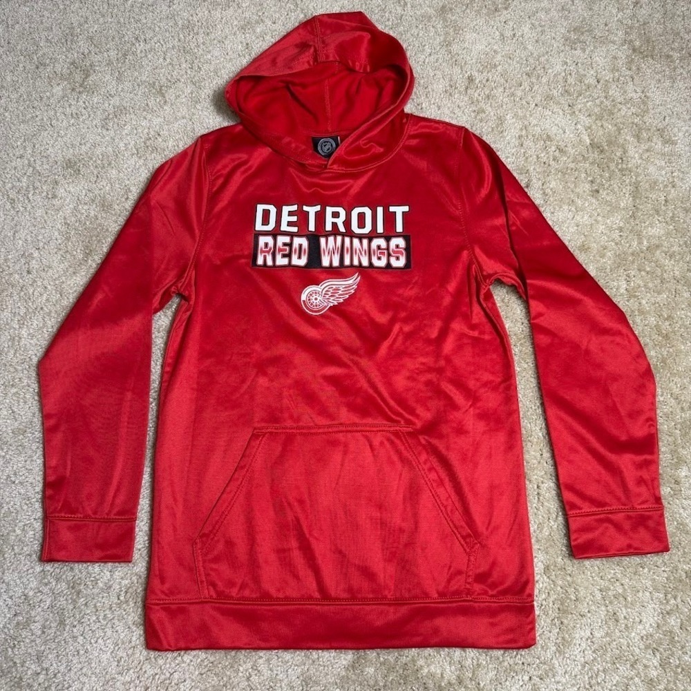 Detroit Red Wings Officially Licensed NHL Hoodie Size 2XL Embroidered Red Womens
